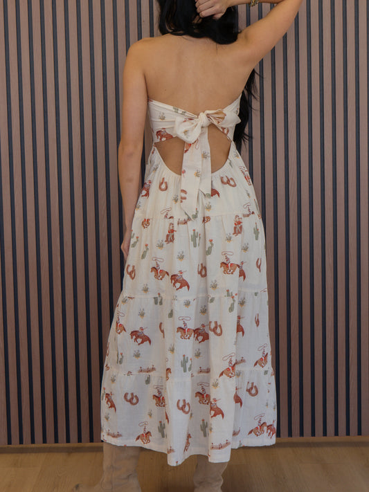 Cowgirl Strapless Dress