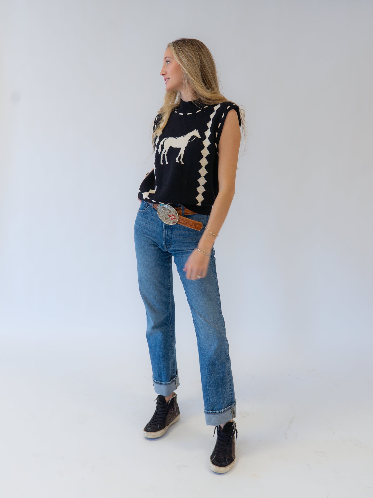 Diamond Horse Sweater