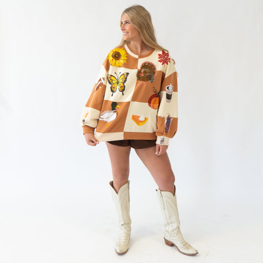 Queen of Sparkles Fall Icon Sweatshirt