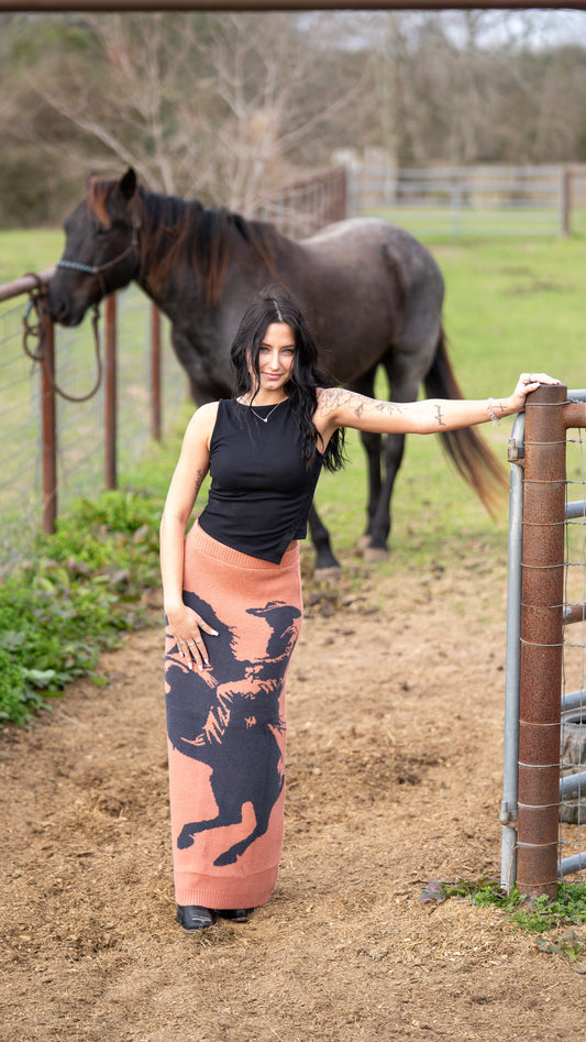 Bronco Sweater Skirt