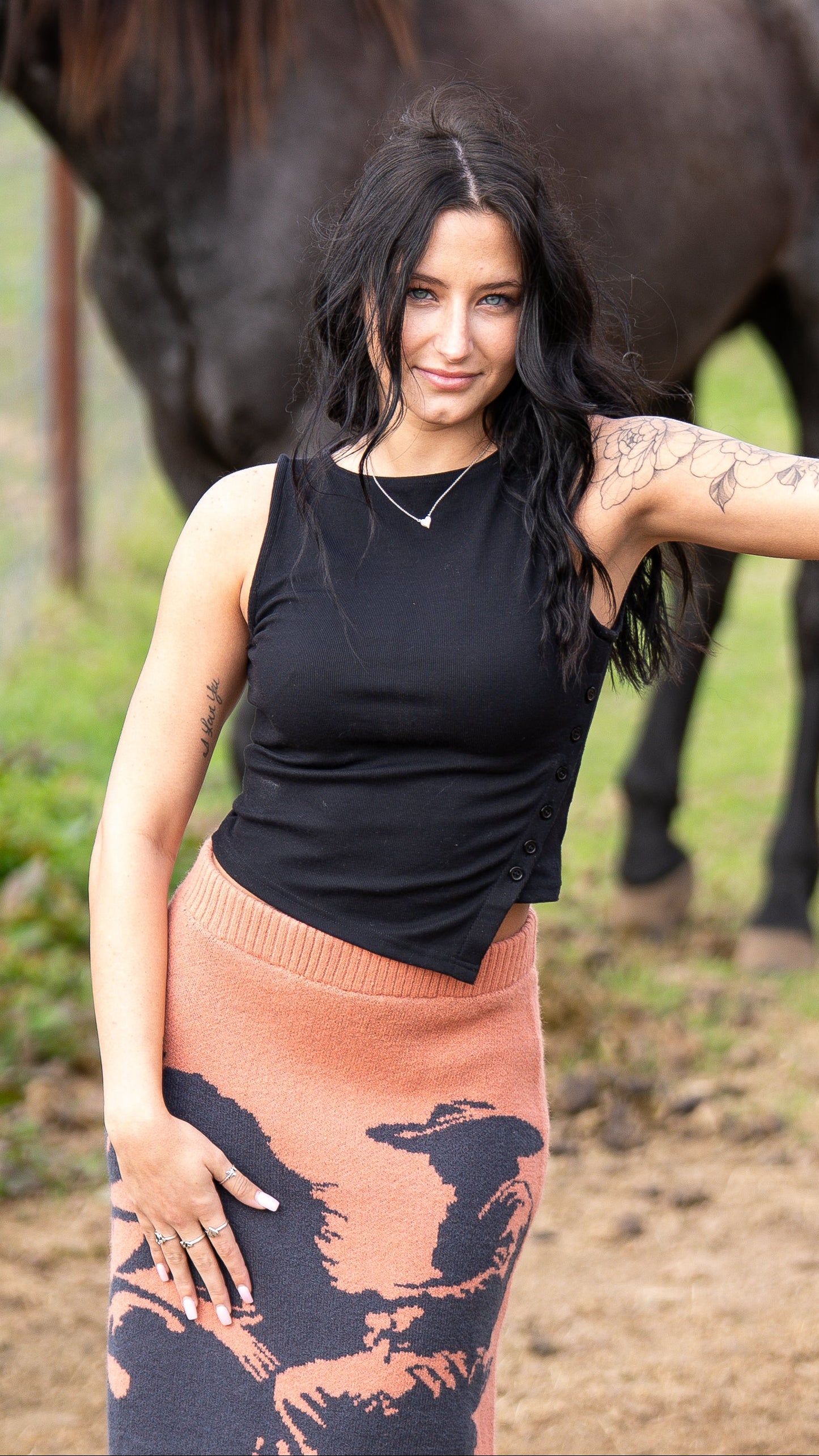 Asymmetrical Button Tank