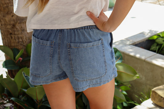 Denim Skort