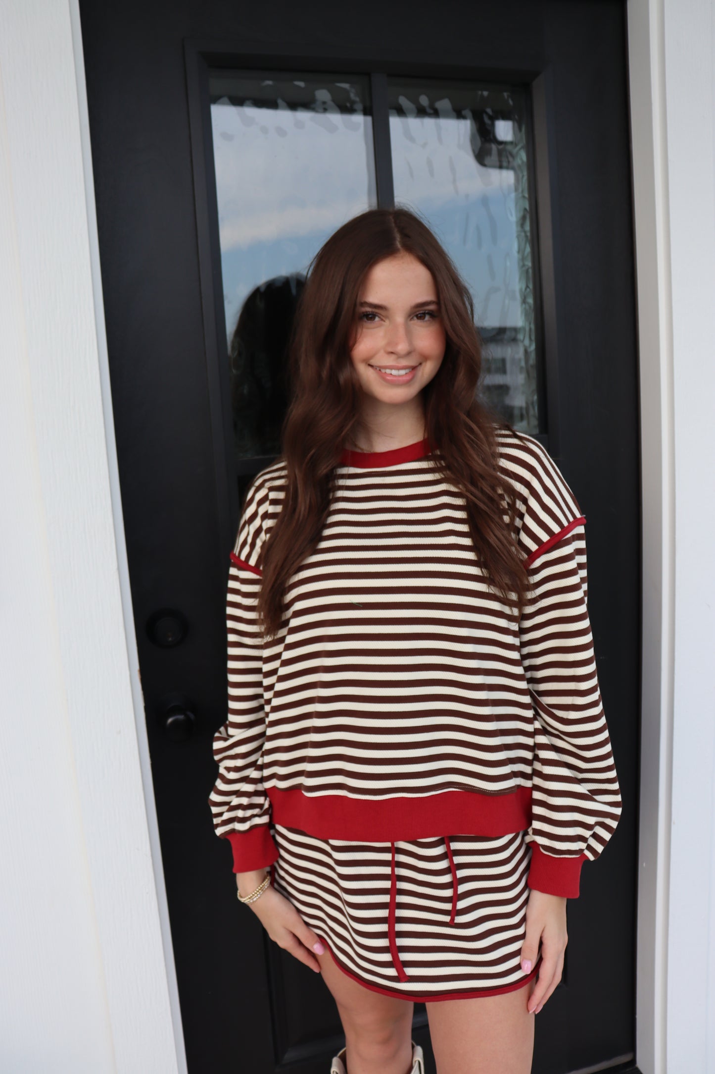 Stripe Skort Set
