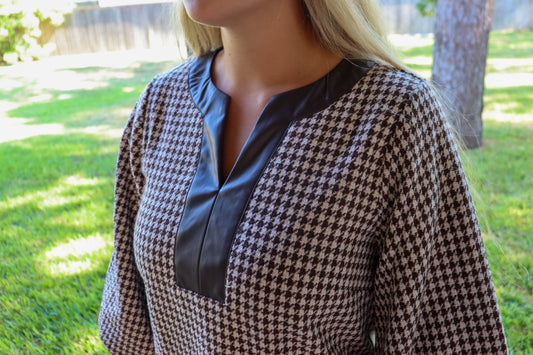 Houndstooth Dress