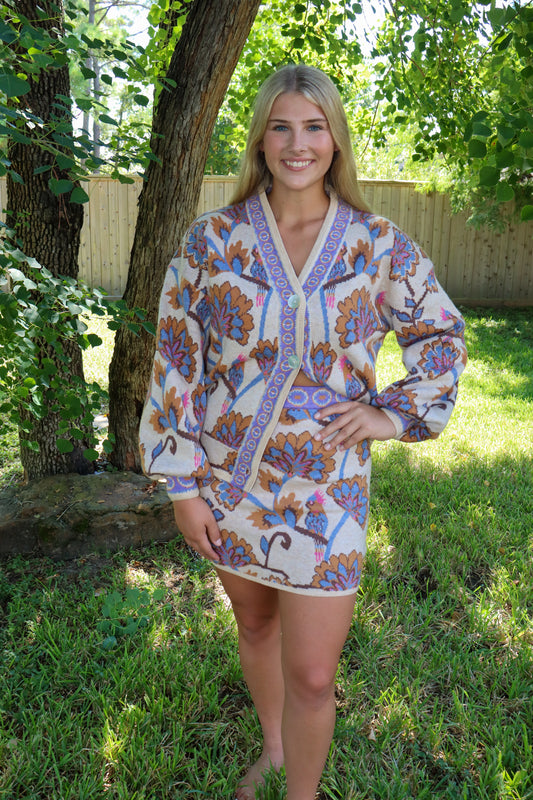 Cardigan Sweater Set