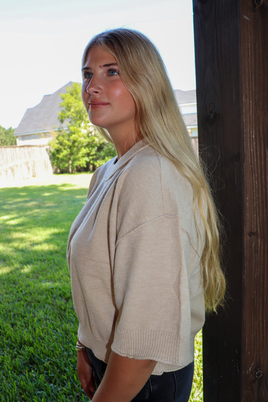 Oatmeal Sweater top