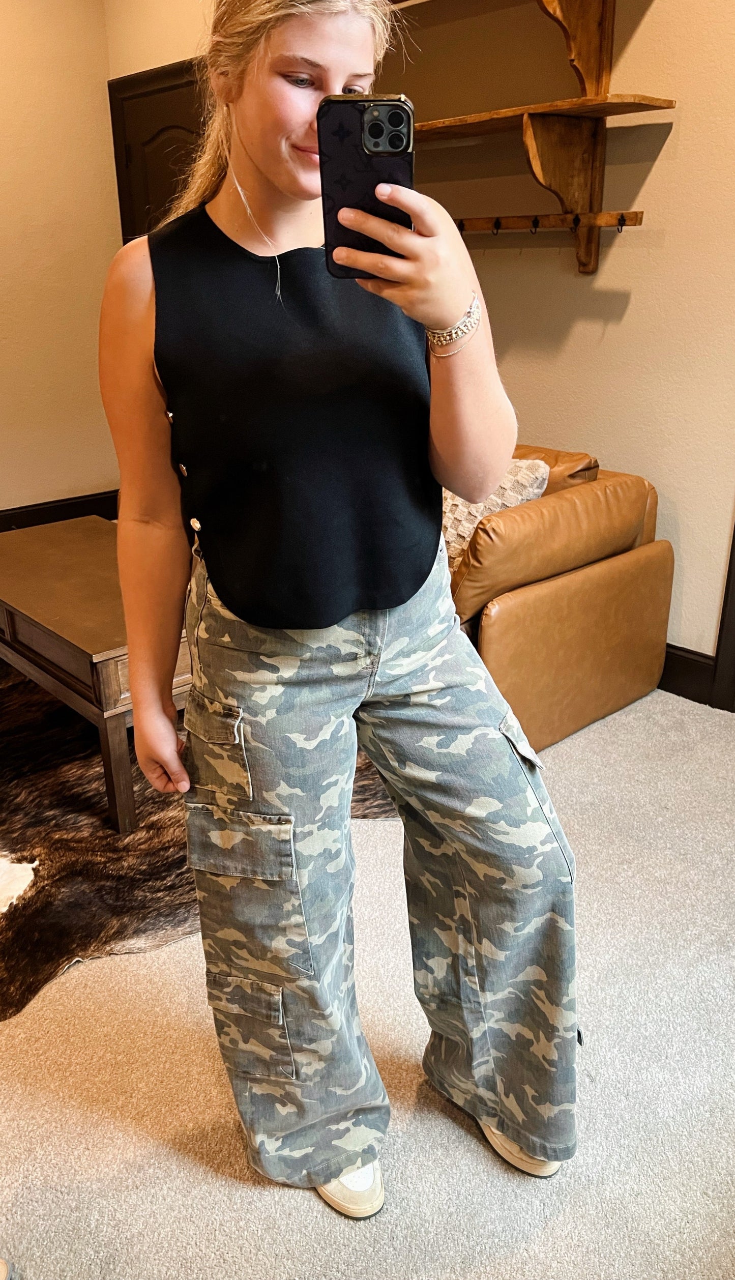 Hidden Camo Cargo Jeans