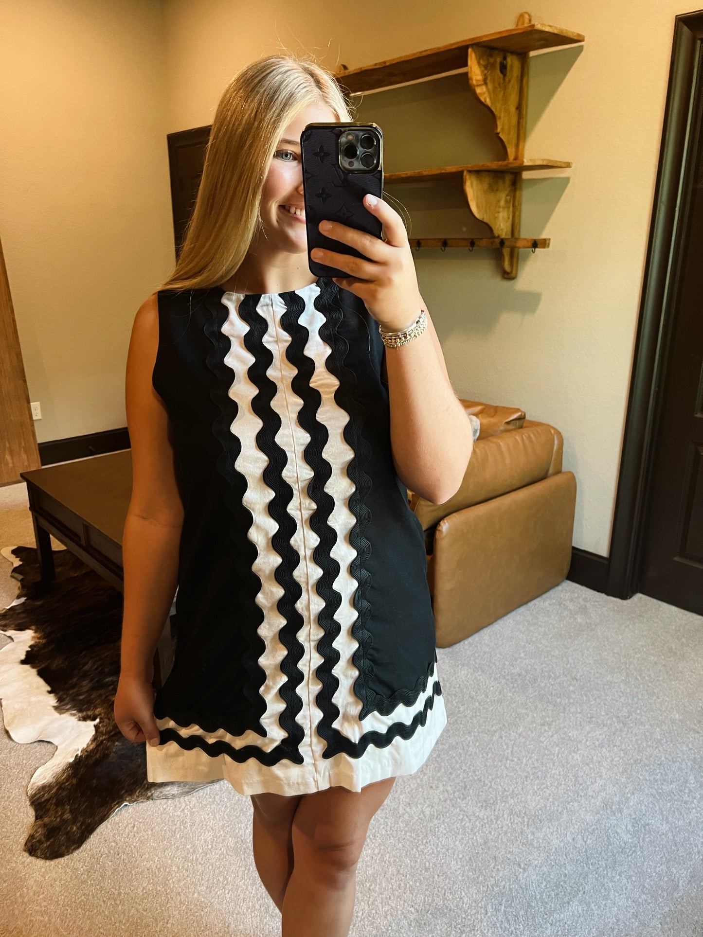 Black Ric Rac Dress