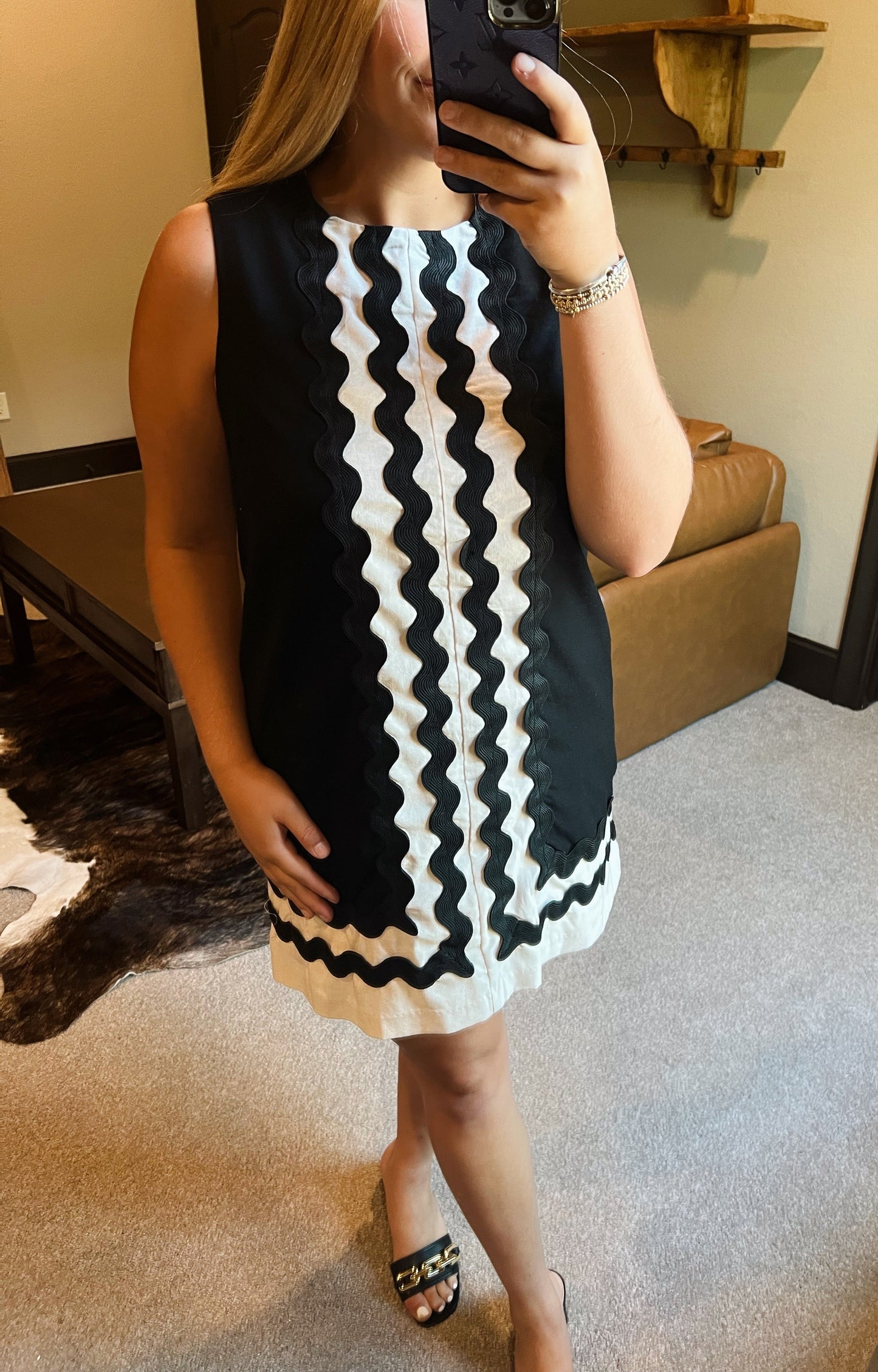 Black Ric Rac Dress
