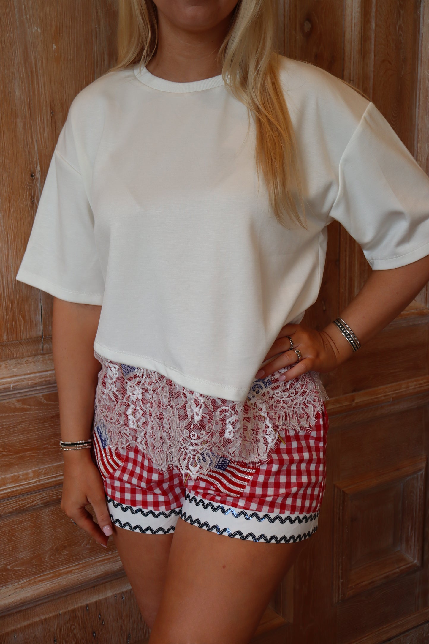 Asymmetrical Lace Top