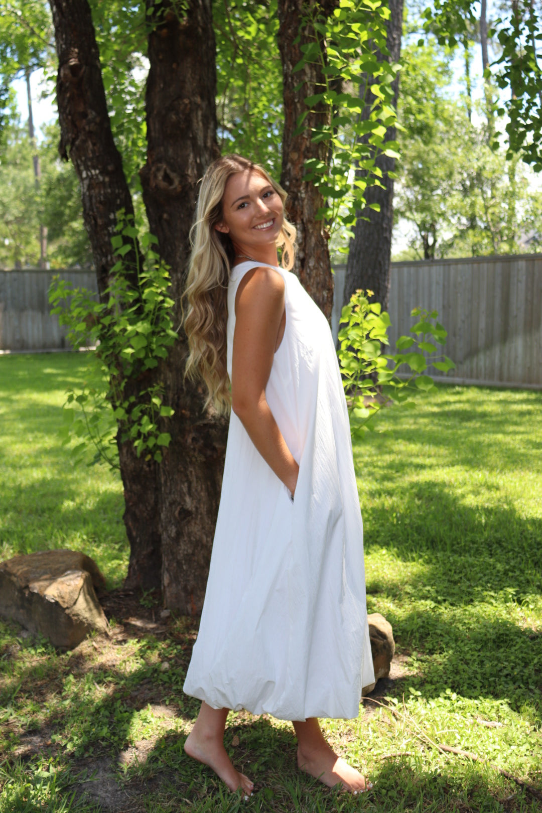 White Bubble Dress