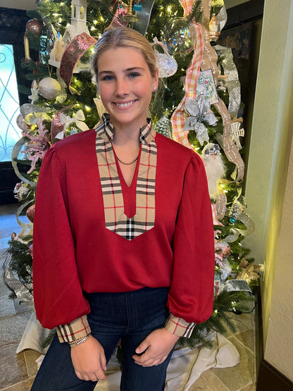 Burberry Plaid Top
