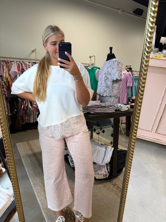 Pink Cheetah Jeans