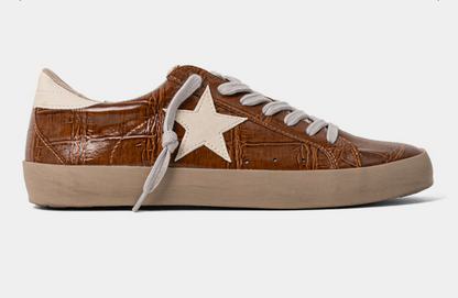 Paula Camel Croc Sneakers