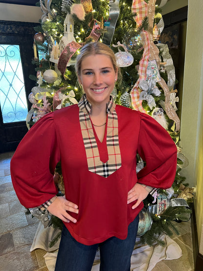 Burberry Plaid Top