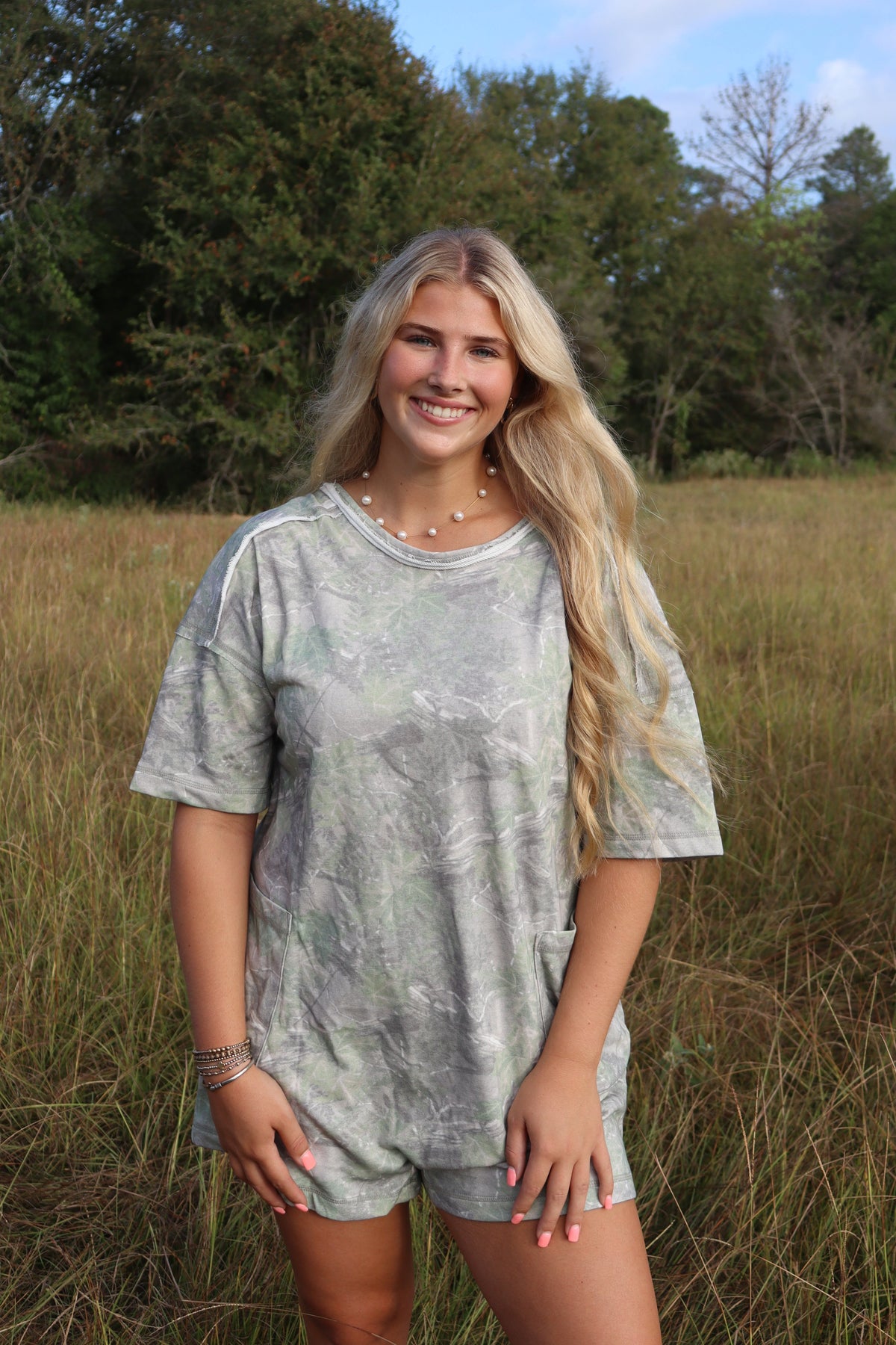Camo T-shirt Romper