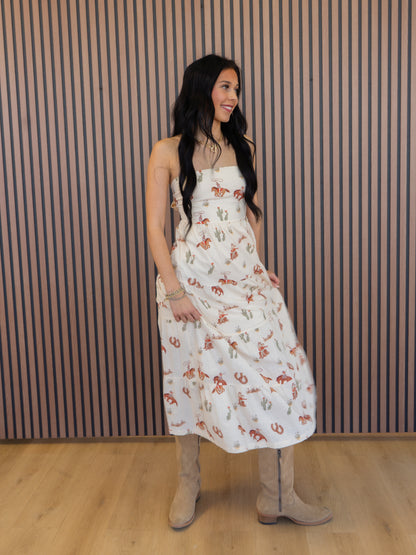 Cowgirl Strapless Dress