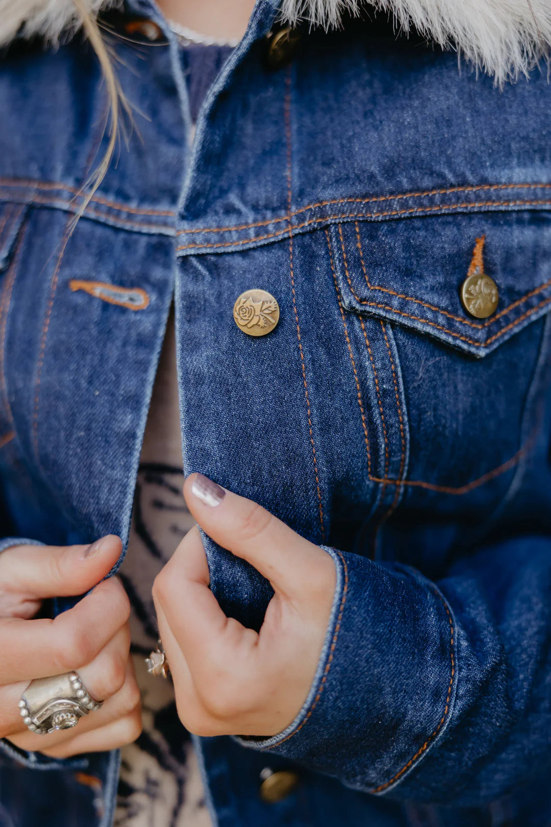 God Bless the Horses Denim Jacket