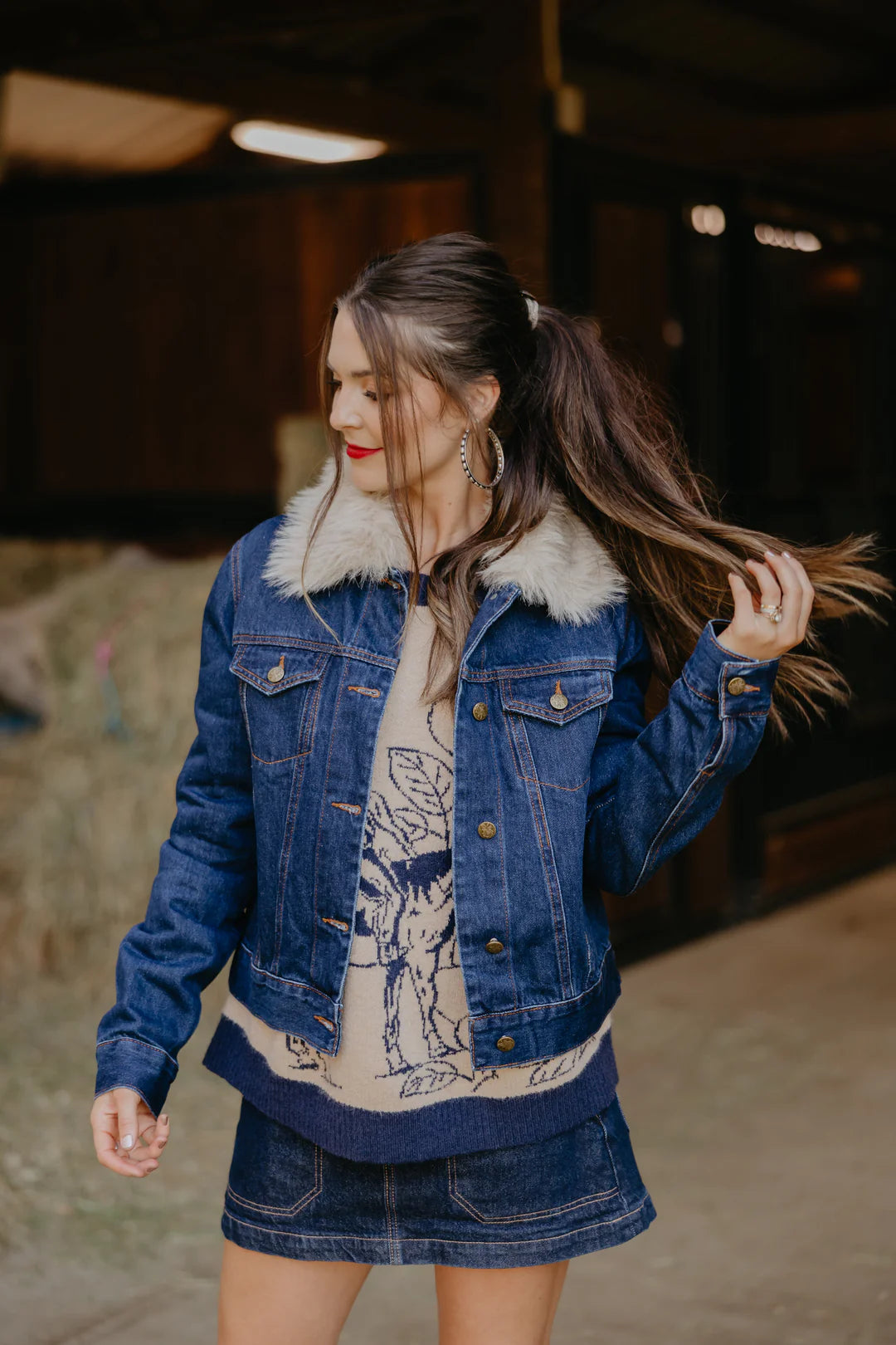 God Bless the Horses Denim Jacket