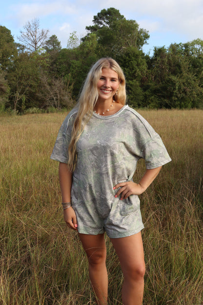 Camo T-shirt Romper