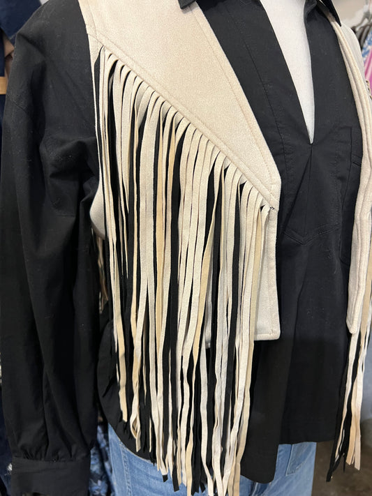 Fringe Suede Vest