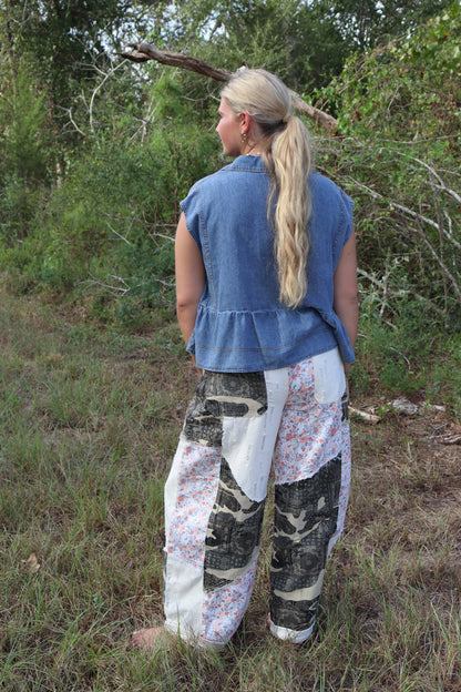 Camo & floral POL pants