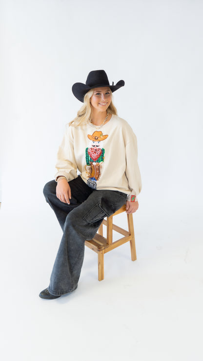 Queen of Sparkles Cowboy Nutcracker Sweatshirt