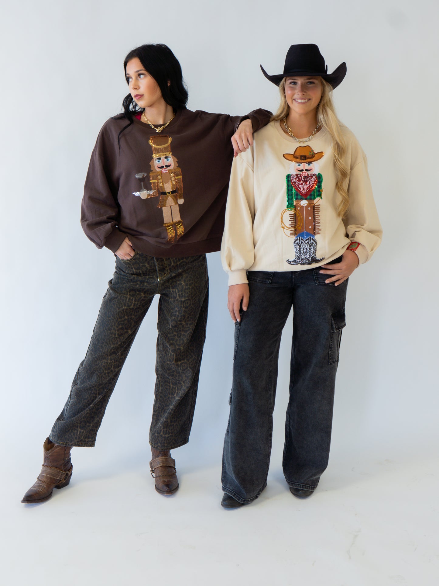 Queen of Sparkles Cowboy Nutcracker Sweatshirt