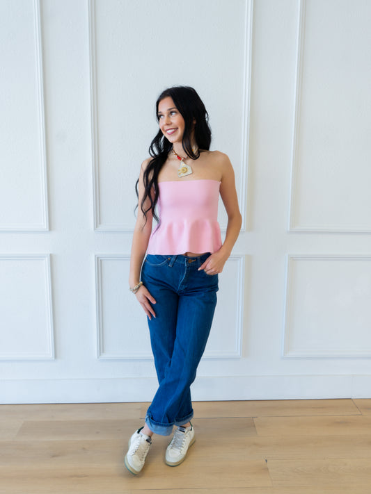 Baby Pink Tube Top
