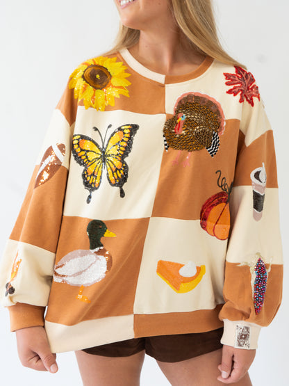 Queen of Sparkles Fall Icon Sweatshirt