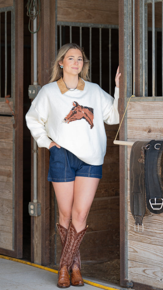 Bay Horse Sweater