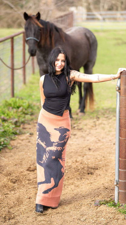 Bronco Sweater Skirt