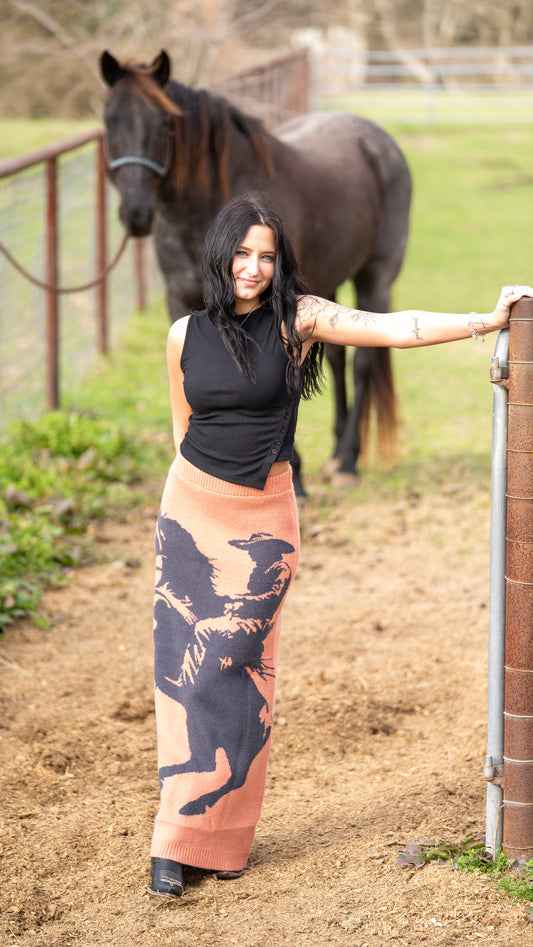 Bronco Sweater Skirt