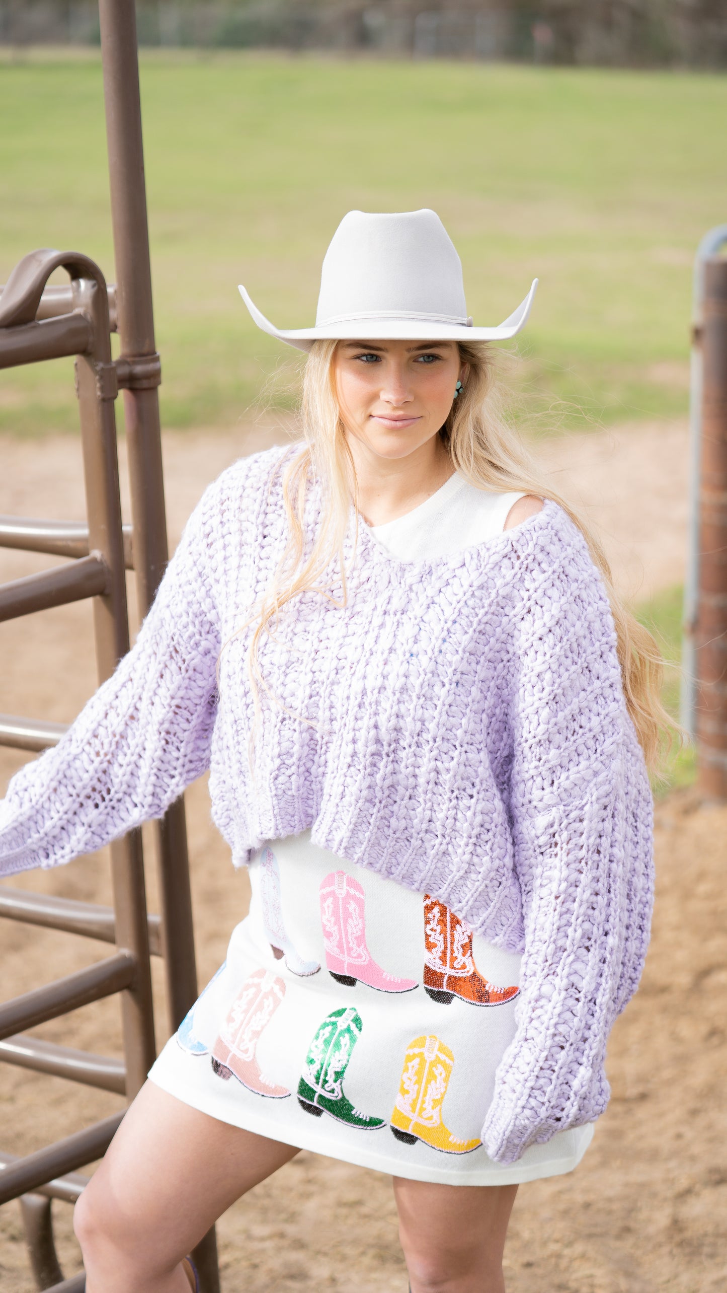 Pink & Lavender Knit Sweaters