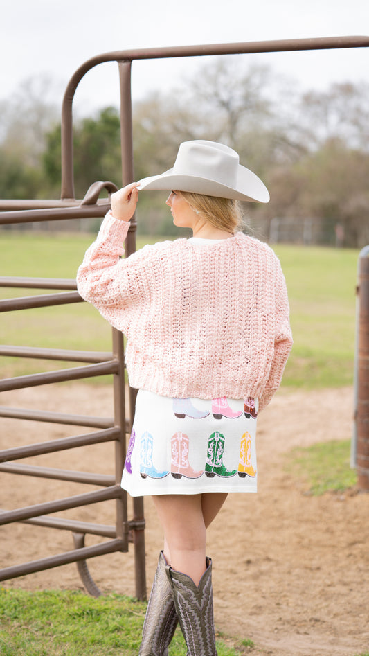 Pink & Lavender Knit Sweaters