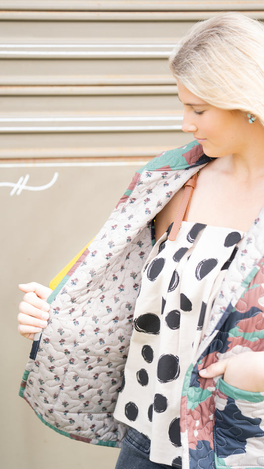 Ida Mae Camo Quilted Vest