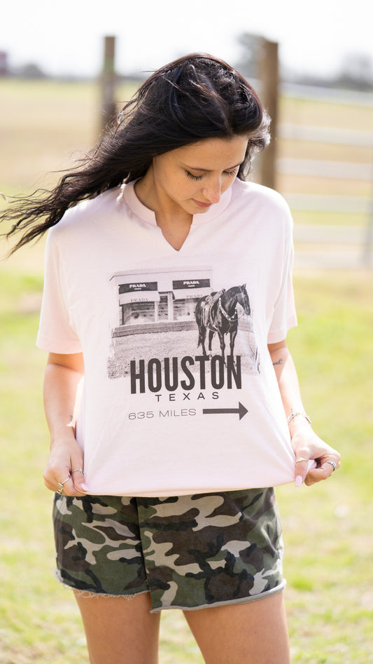 Houston to Marfa Prada Tee