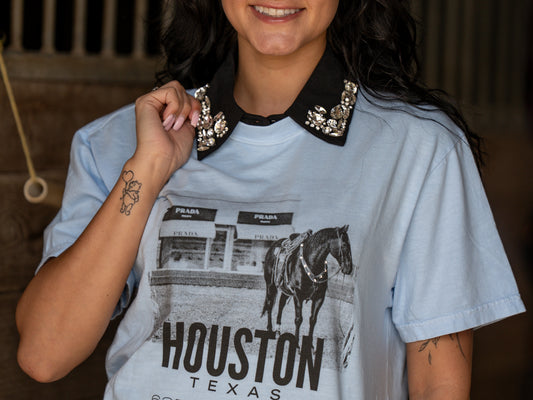 Rhinestone Collar B&W