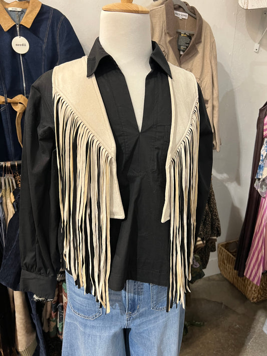 Fringe Suede Vest