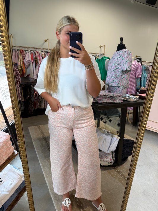 Pink Cheetah Jeans