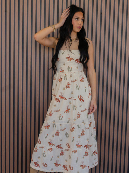 Cowgirl Strapless Dress