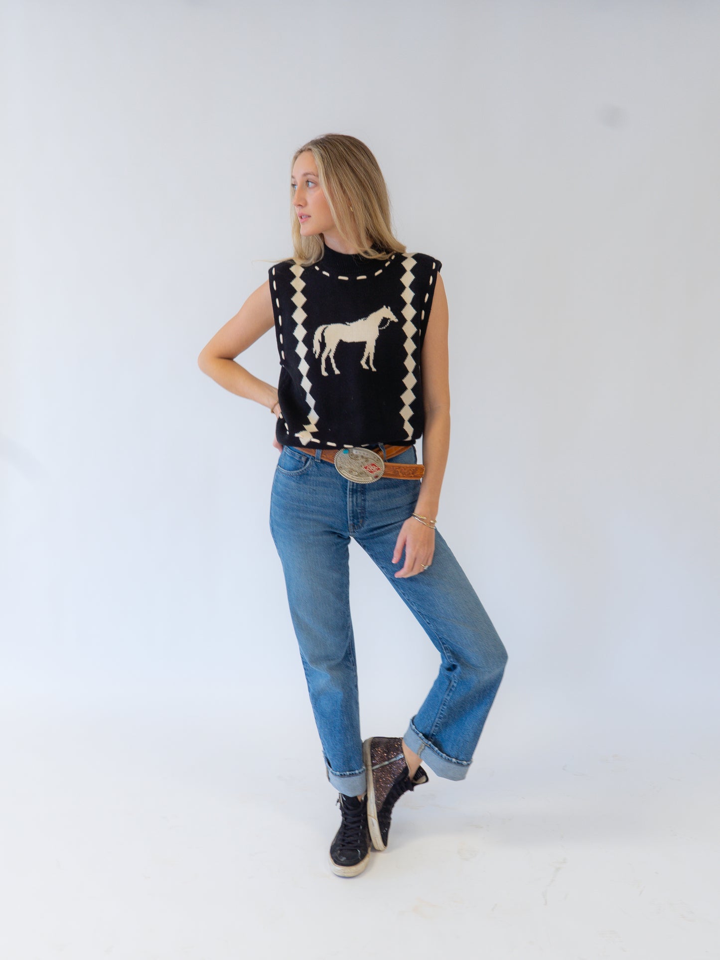 Diamond Horse Sweater