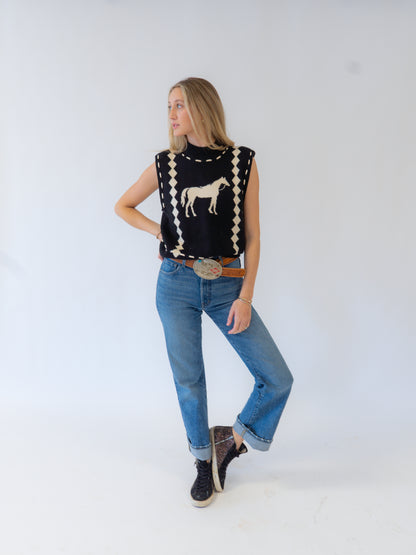 Diamond Horse Sweater