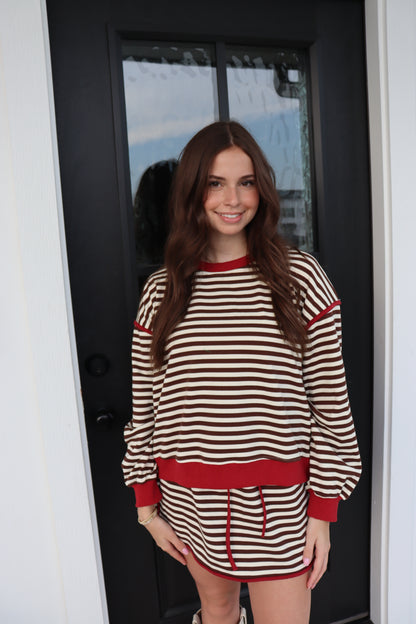Stripe Skort Set