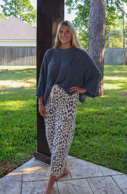 Cheetah Barrel Pants