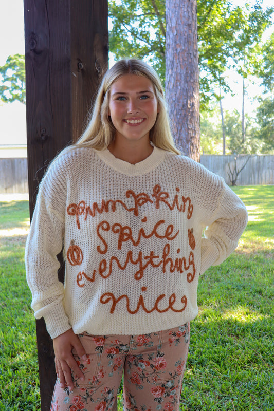 Pumpkin Spice Sweater