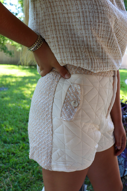 Tweed Shorts