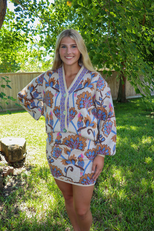 Cardigan Sweater Set