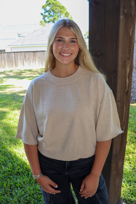 Oatmeal Sweater top