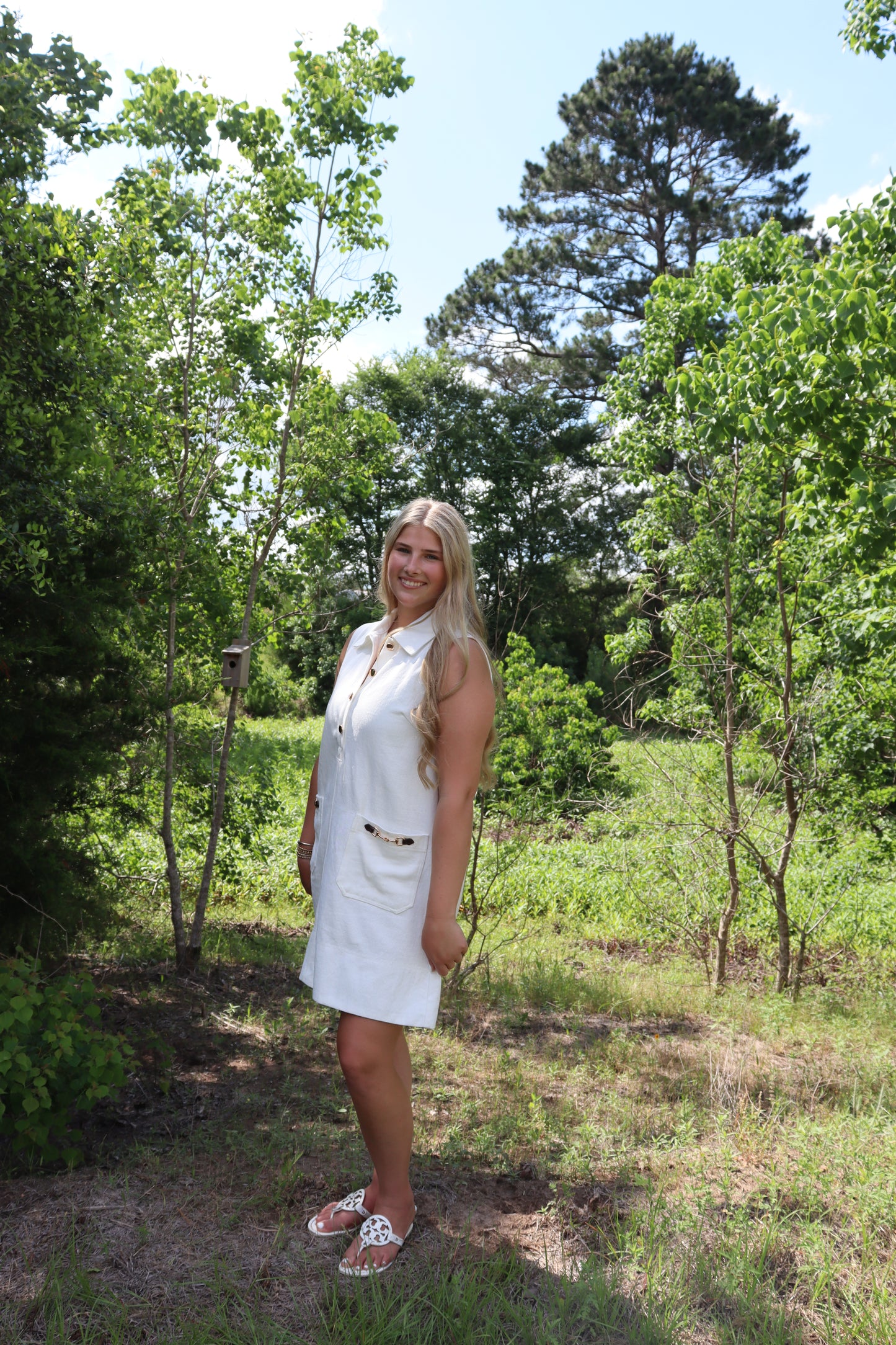 White Horse Bit Dress
